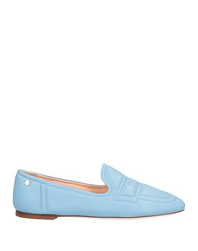 AGL Loafers Pastel blue Soft Leather