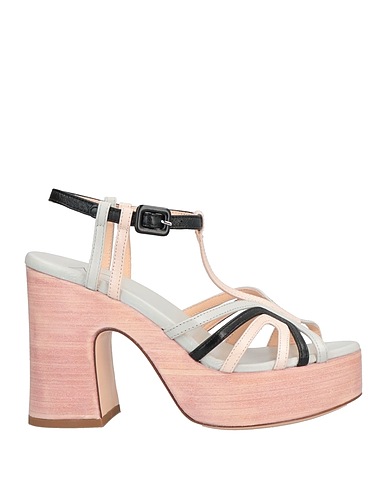 AGL Sandals Light grey Soft Leather