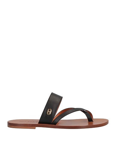 DEE OCLEPPO Flip flops Black Calfskin