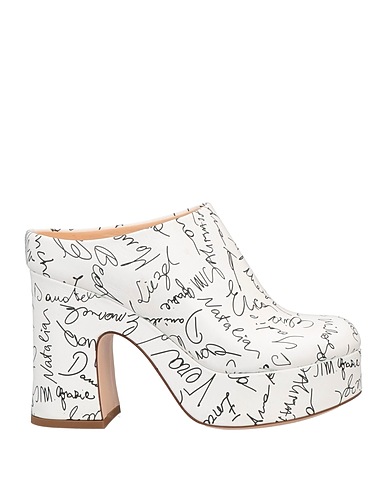 AGL Mules and clogs White Soft Leather