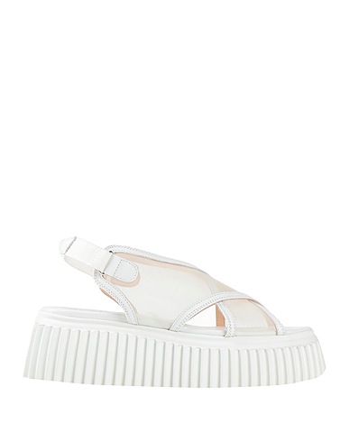 AGL Sandals White Soft Leather
