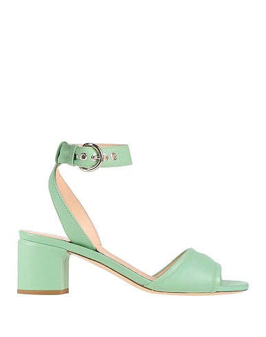 AGL Sandals Light green Soft Leather