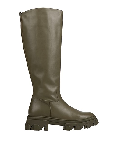 BIBI LOU Bottes Vert militaire Cuir