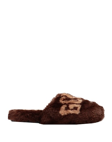 GCDS Footwear Brown Textile fibres