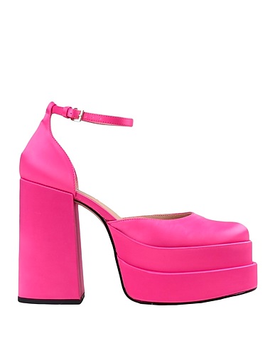 STEVE MADDEN パンプス フューシャ 紡績繊維 100%