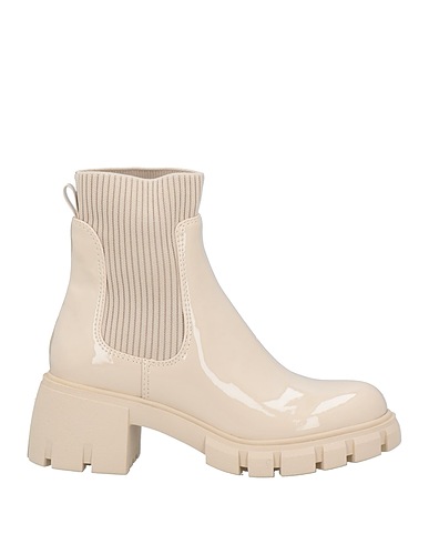 STEVE MADDEN ショートブーツ アイボリー ポリウレタン 72% / ポリエステル 28%