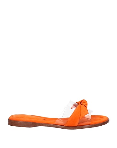 ALEXANDRE BIRMAN Sandals Orange Leather, PVC - Polyvinyl chloride