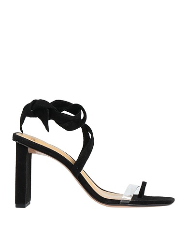 ALEXANDRE BIRMAN Flip flops Black Leather, PVC - Polyvinyl chloride