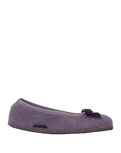 HAFLINGER Ciabatte e pantofole Viola Fibre tessili