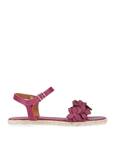 PLINIO VISONA' Espadrilles Plum Soft Leather
