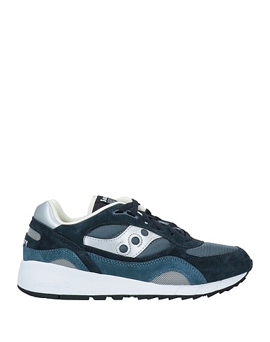 SAUCONY Sneakers Slate blue Soft Leather, Textile fibres