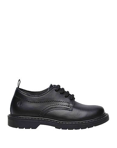 NATURINO Laced shoes Black Leather