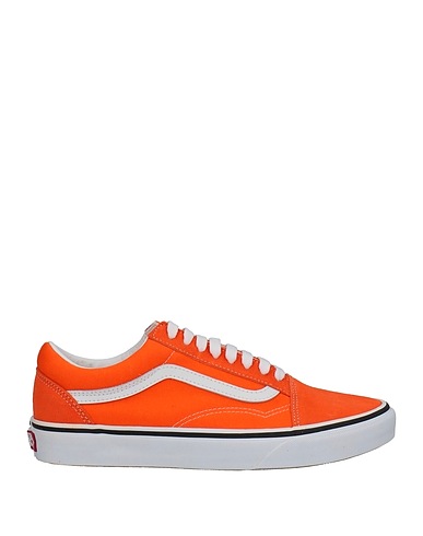 VANS Sneakers Orange Soft Leather, Textile fibers
