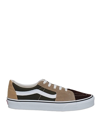 VANS Sneakers Khaki Leather, Textile fibers