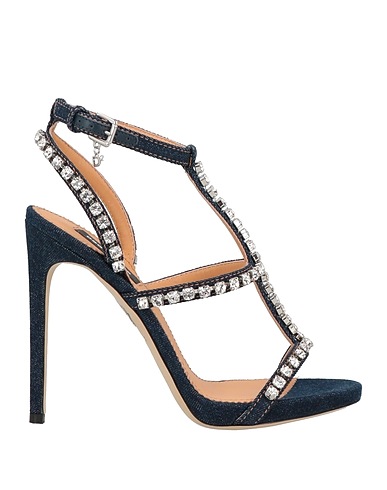 DSQUARED2 Sandals Blue Textile fibers