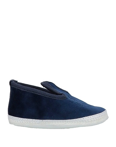 CARLO PIGNATELLI Newborn shoes Midnight blue Textile fibers
