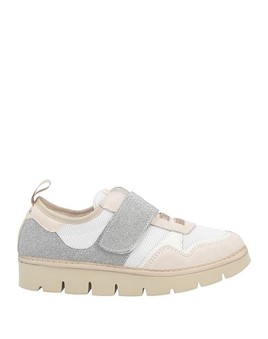 PANCHIC Sneakers White Leather, Textile fibres