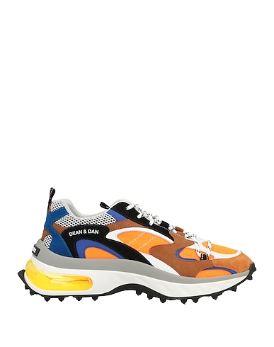DSQUARED2 Sneakers Rust Soft Leather, Textile fibres