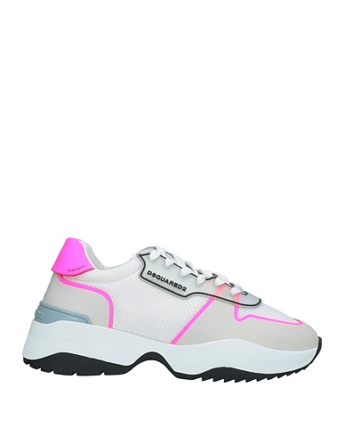 DSQUARED2 Sneakers Light grey Calfskin, Textile fibers