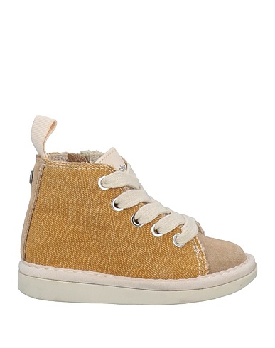 PANCHIC Sneakers Khaki Leather, Textile fibres