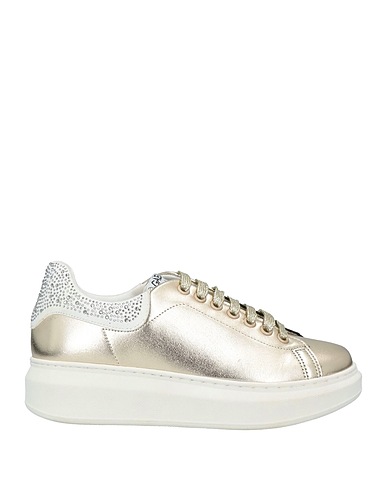 GAëLLE Paris Sneakers Gold Gewebefasern
