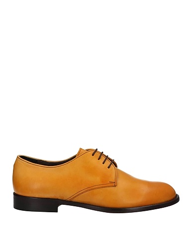 RICHARD OWE'N Laced shoes Marigold Calfskin