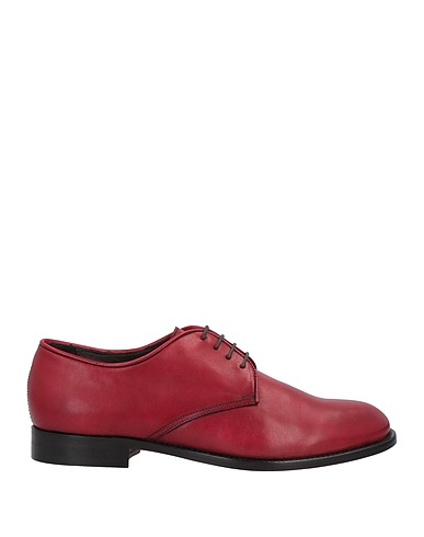 RICHARD OWE'N Laced shoes Brick Calfskin