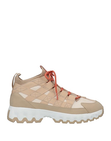 TIMBERLAND Sneakers Beige Soft Leather, Textile fibres