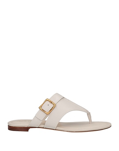 TOD'S Flip flops White Calfskin