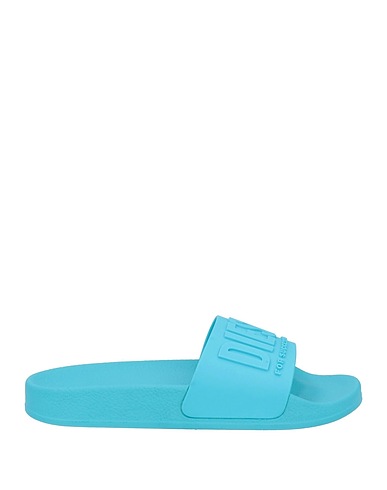 DIESEL Beach sandals  Turquoise Rubber