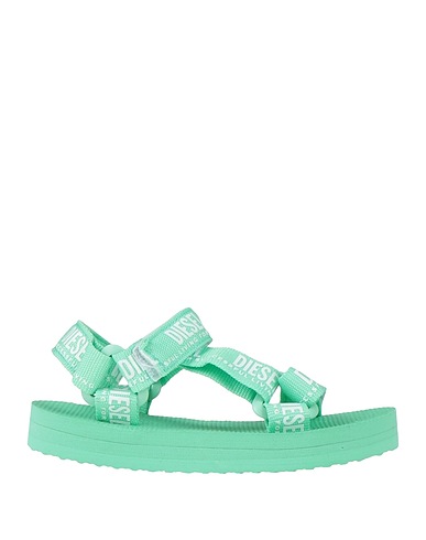 DIESEL Beach sandals  Light green Polyester