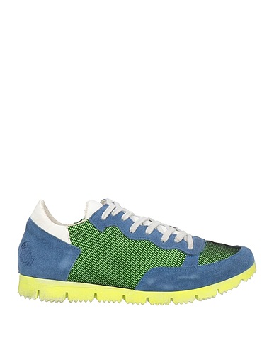 4B12 Sneakers Pastel blue Soft Leather, Textile fibres