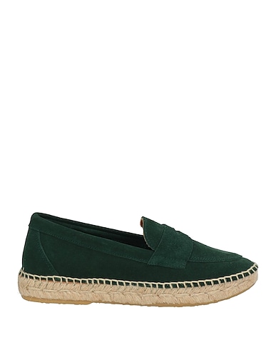 ABARCA Loafers Dark green Leather