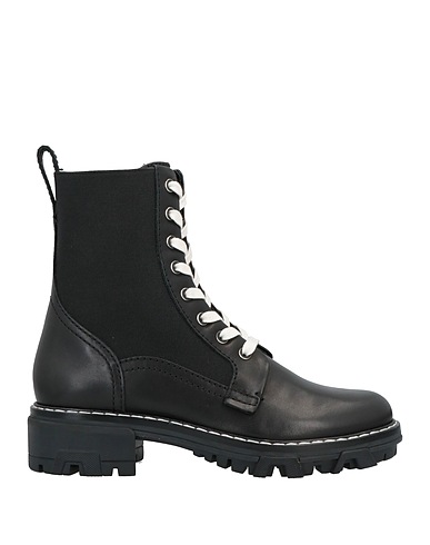 RAG & BONE Ankle boot Black Soft Leather, Elastic fibres