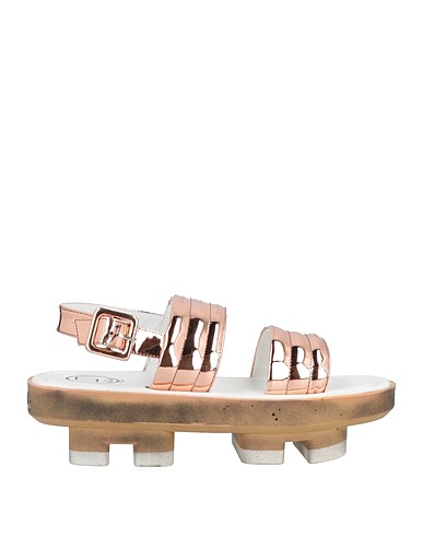 LET'S THONGUE Sandali Bronzo Pelle