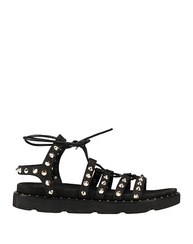 LAURA BIAGIOTTI Flip flops Black Other Fibres