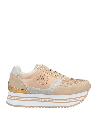 LAURA BIAGIOTTI FOOTWEAR Beige Textile fibers