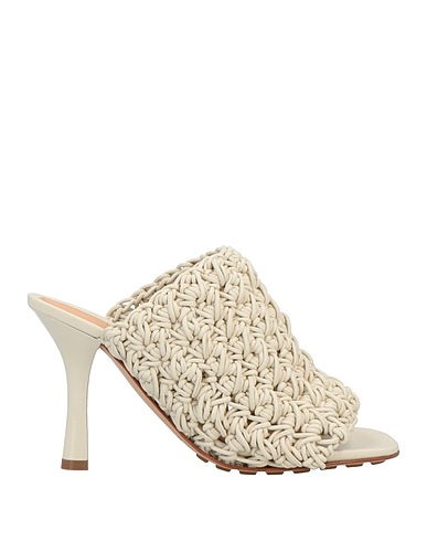 BOTTEGA VENETA Sandals Ivory Soft Leather
