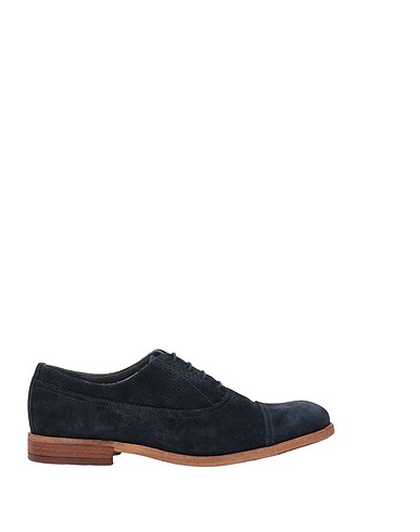 POLLINI Stringate Blu notte Pelle