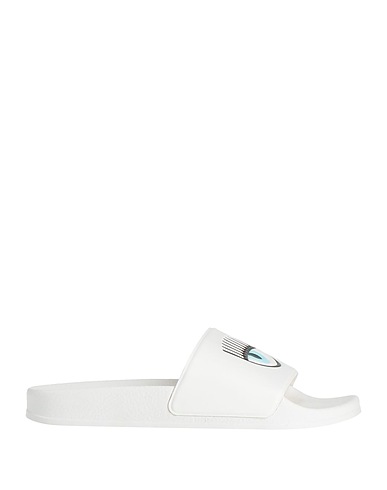 CHIARA FERRAGNI Sandals White Textile fibres