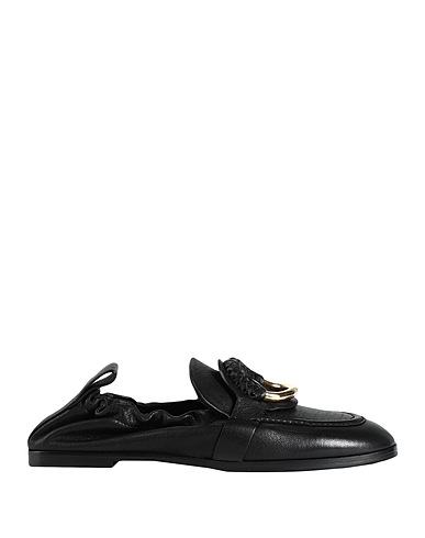 SEE BY CHLOÉ Loafers Black Goat skin