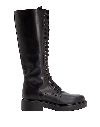 LEONARDO PRINCIPI Boots Black 100% Calfskin