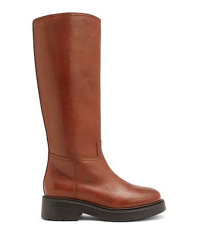 LEONARDO PRINCIPI Boots Tan 100% Calfskin