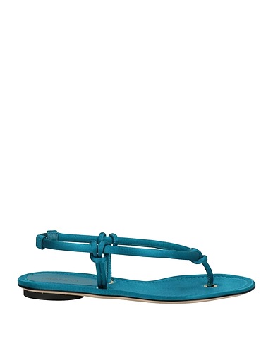 GIANNICO Flip flops Deep teal Textile fibres