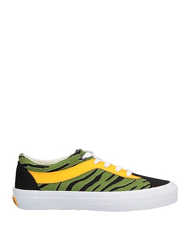 VANS Sneakers Vert militaire Cuir, Fibres textiles