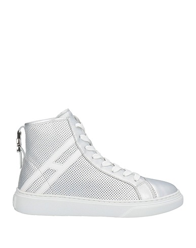 HOGAN Sneakers Silver Soft Leather