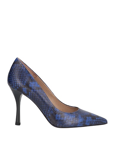 AMEN Pumps Blau Leder