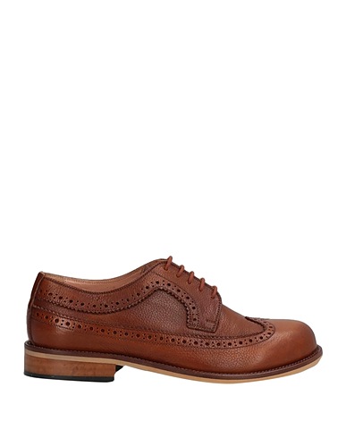 POLLINI Laced shoes Tan Soft Leather