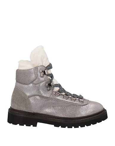 BRUNELLO CUCINELLI Scarpe Argento Fibre tessili