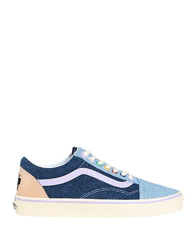 VANS x EMMA MULHOLLAND ON HOLIDAY Sneakers UA Old Skool
 Blau Leder, Gewebefasern